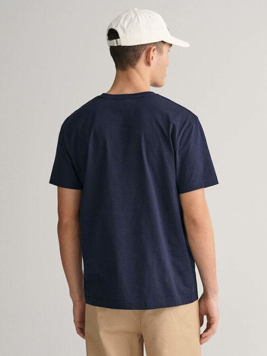 Gant T-shirt Σκούρο Μπλέ
