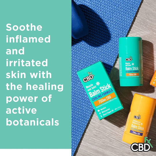 CBD FX Muscle & Joint 750mg Balm Stick Cooling Formula 60ml