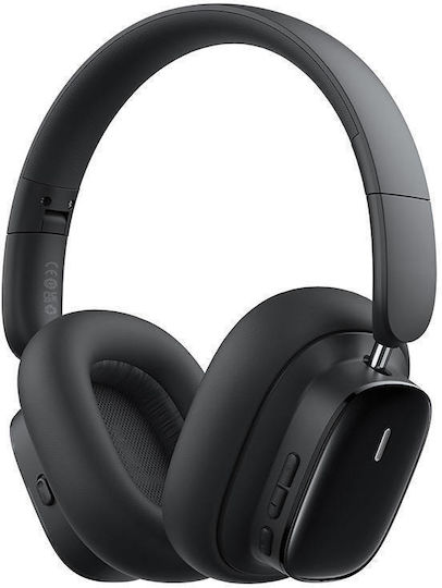 Baseus Bowie H1i Wireless / Wired Over Ear Headphones with 100 hours of Operation and Quick Charge Black