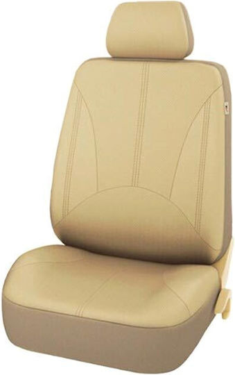 Set Huse Auto 9buc Piele sintetica Bej