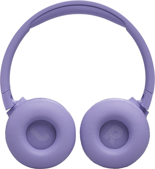 JBL Tune 670NC Wireless / Wired On Ear Headphones with 70 hours of Operation and Quick Charge Purple