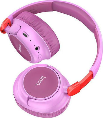 Hoco W43 Wireless/Wired On Ear Headphones with 25 hours of Operation Purple HOC-W43-PR