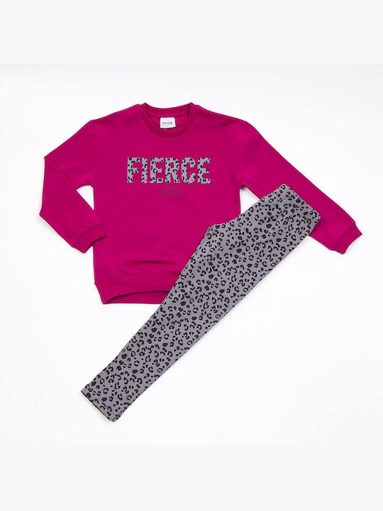 Trax Kids Set with Leggings Winter 2pcs Fuchsia