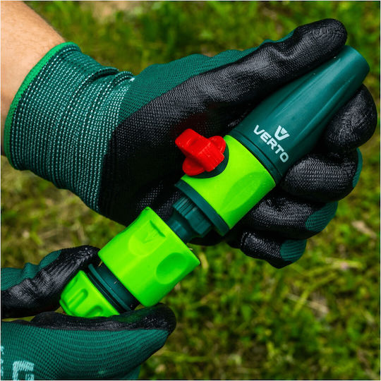 Verto Wasserpistolen-Set mit Schnellanschlüssen 2 Funktionen 15G711 4 Stück