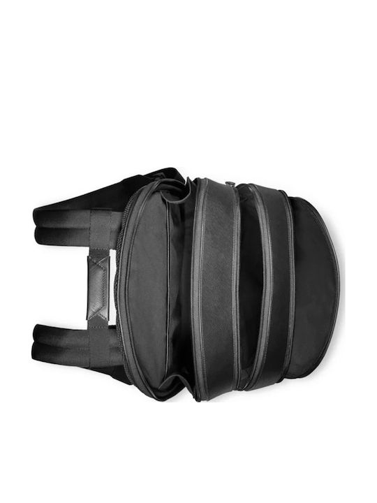Sartorial De piele Geantă de damă Rucsac Neagră