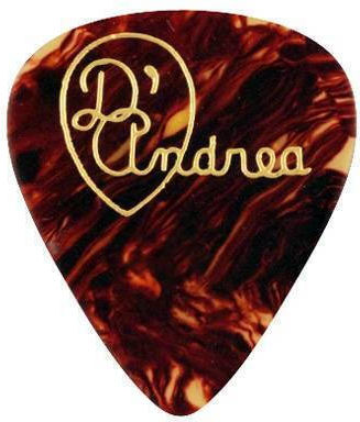 D'Andrea Πένα Κιθάρας Classic Celluloid Thin Medium Shell 351 Πάχους 0.58mm Συσκευασία 1τμχ