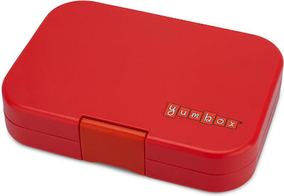 Yumbox Kids Lunch Plastic Box Red