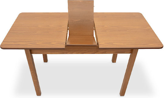 Bergen Erweiterbarer Esstisch mit 4 Stühlen 120(+30)×68cm