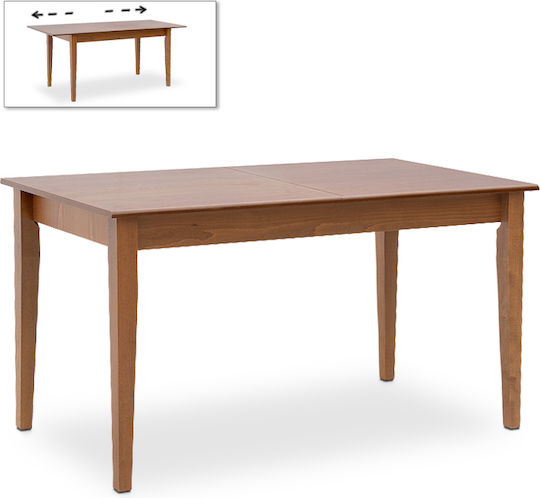 Adare Erweiterbarer Esstisch mit 4 Stühlen 140(+40)×78cm