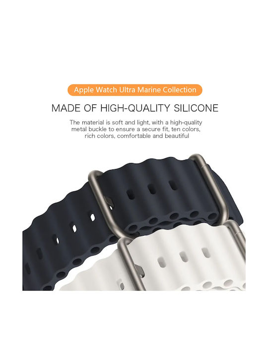 Sonique Ocean Band Strap Silicone Orange (Apple Watch 38/40/41/42mm)