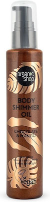 Organic Shop Organic Dry Oil with Shimmer Chocolate & Mango 100ml