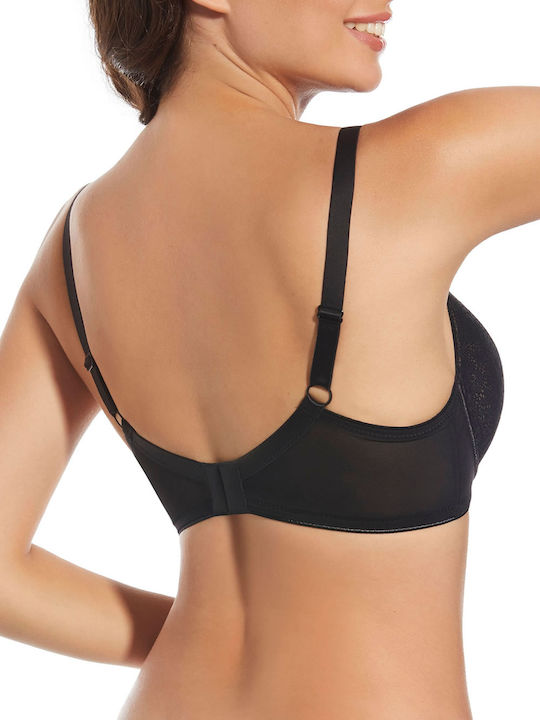 Laia Minimizer Minimizer Bra with Light Padding Underwire Black