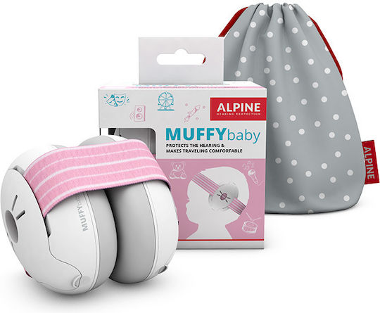 Alpine Muffy Baby Παιδικές Ωτοασπίδες σε Ροζ Χρώμα 111.82.371
