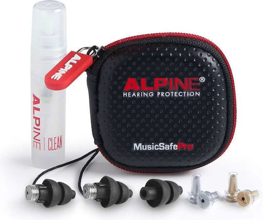 Alpine MusicSafe Pro Ωτοασπίδες σε Μαύρο Χρώμα 111.24.102 3τμχ