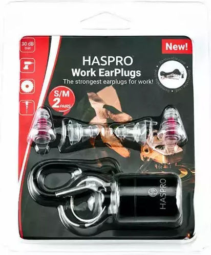 Haspro Work Earmuffs with Cord 4pcs