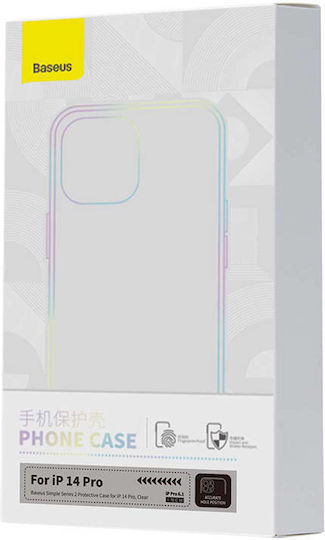 Baseus Simple Back Cover Πλαστικό 1.3mm Διάφανο (iPhone 14 Pro)