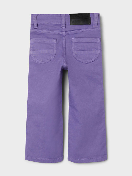 Kids' Denim Pants Purple
