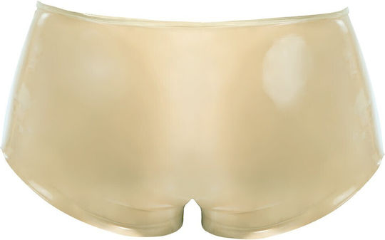 LateX Latex Boxer Shorts with Penis Sleeve Transparent