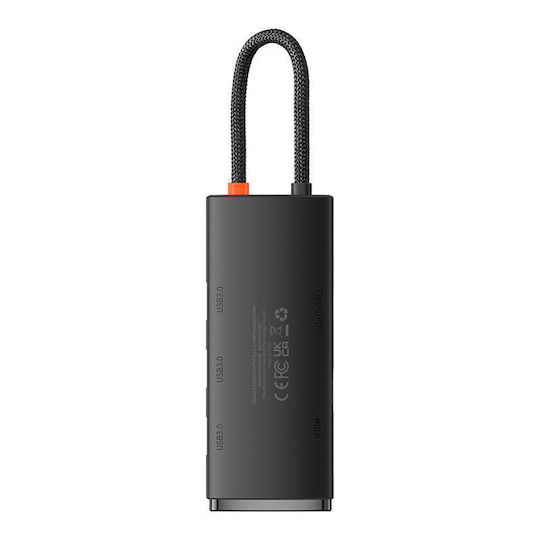Baseus Lite USB-C Docking Station με HDMI 4K PD Μαύρο