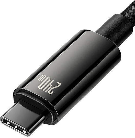 Baseus Tungsten Gold USB 2.0 Cable USB-C Male - USB-C 240W PD Black 3m CAWJ040201