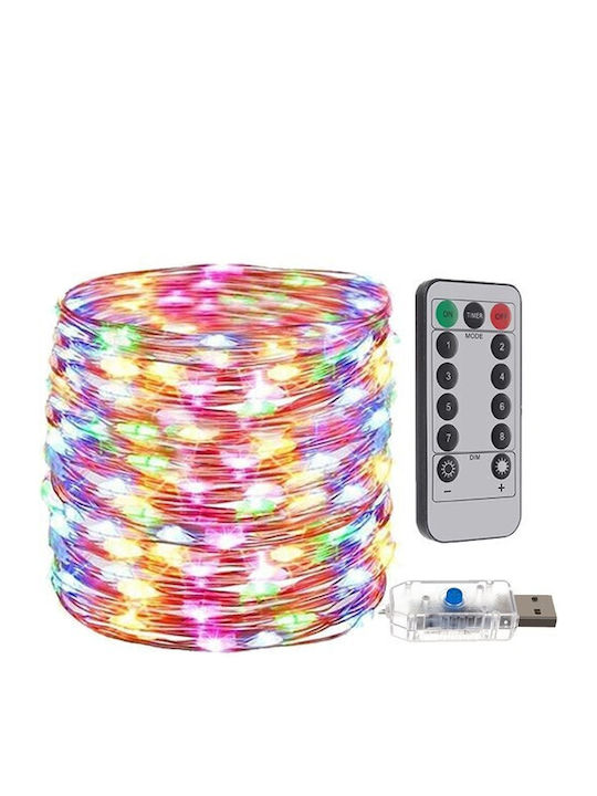 300 Light Bulb LED 30μ Colorful In String with Multi Mode Malatec