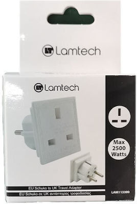 Lamtech Adaptor Priză de la Grecia în Anglia