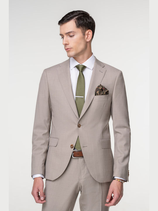 Fragosto Men's Suit Beige