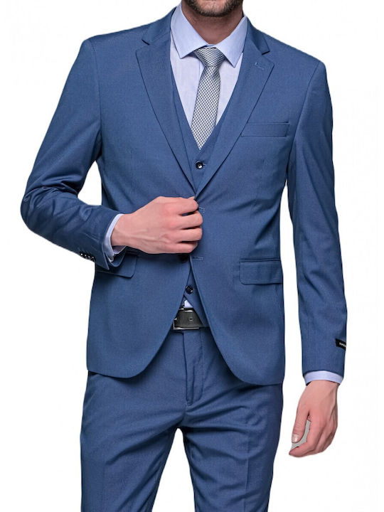 Sommer Herrenanzug Blau