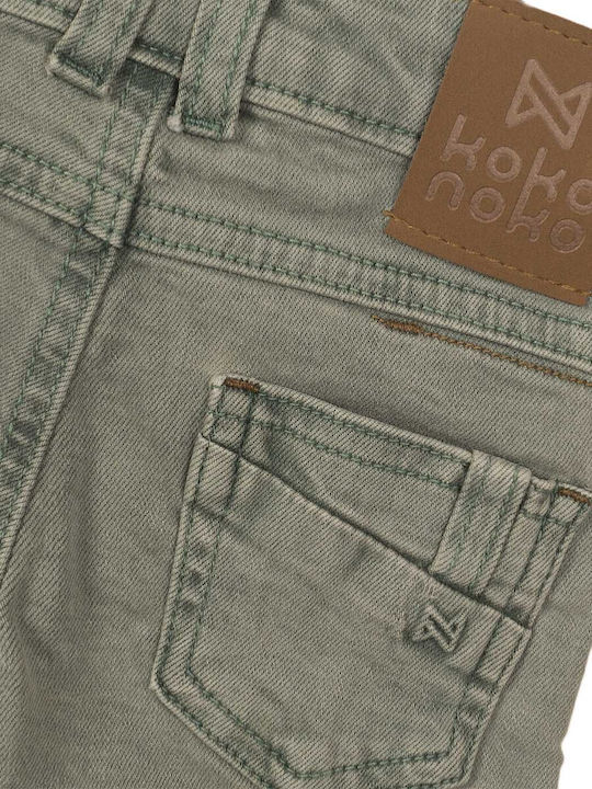 Kids' Denim Pants Green
