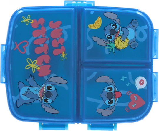 Stor Lilo & Stitch Пластмасово детско контейнерче за храна Светлосин