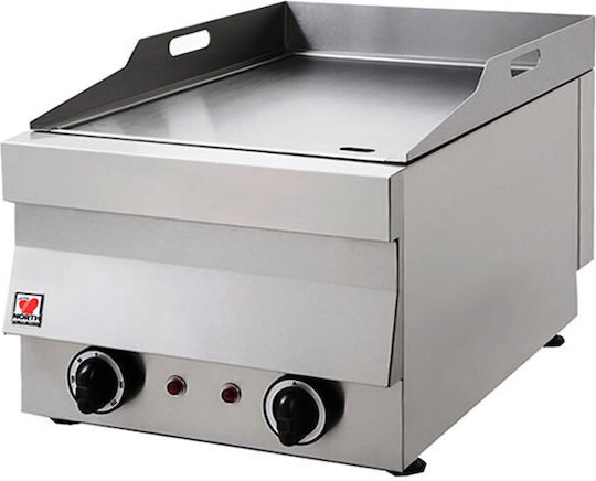 North Electric Commercial Flat Top Griddle Steel 40x60x30cm 380V 4.2kW with Flat Grill Plate