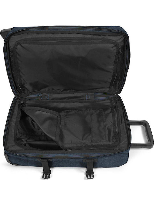 Eastpak Tranverz S Cabin Fabric Suitcase Triple Denim with 2 Wheels Height 51cm