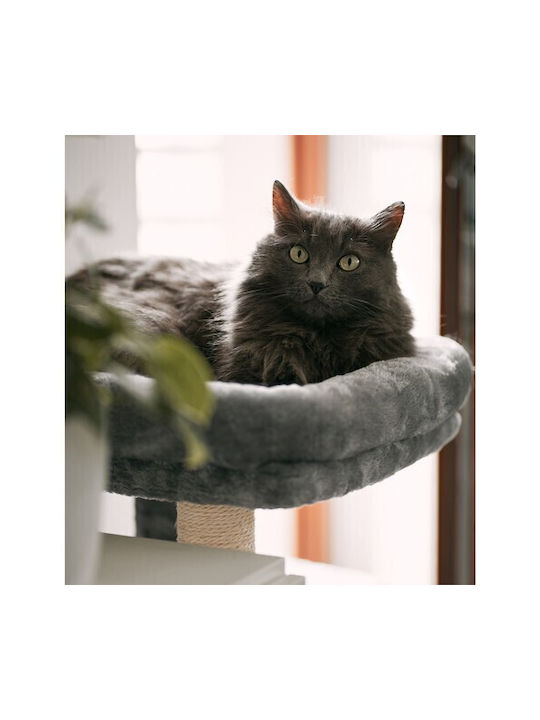 Purlov Scratching Post Cat Trees Gray 3 levels Height 71cm