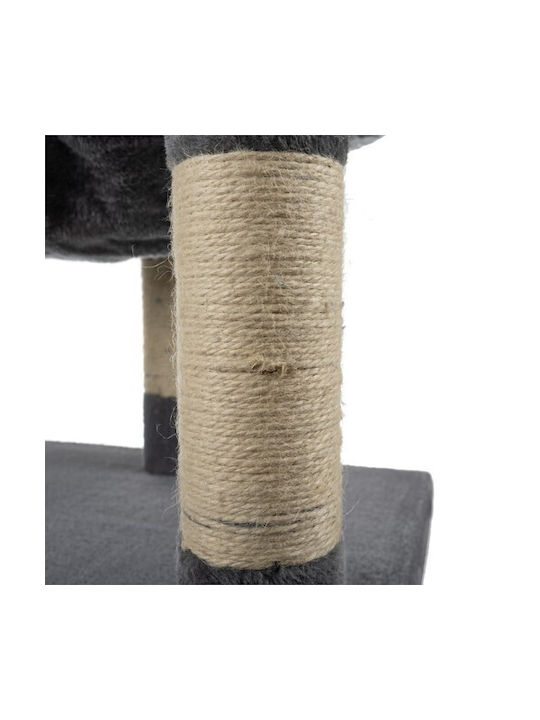 Purlov Scratching Post Cat Trees Gray 3 levels Height 71cm