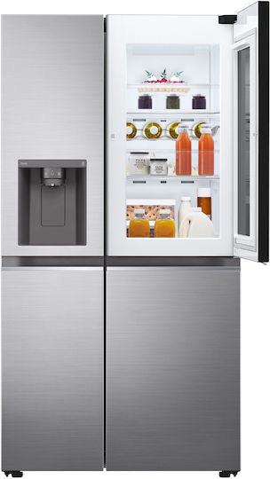 LG Ψυγείο Ντουλάπα 635lt Total NoFrost Υ179xΠ91.3xΒ73.5εκ. Inox GSXV80PZLE
