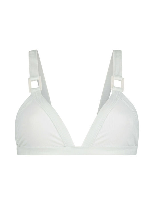 Bikini Triunghi Alb