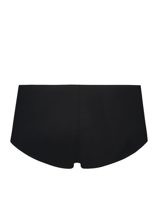 Invisible Femeie Boxer fără cusături Negru