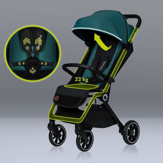 Lionelo Emerald Baby Stroller Suitable from 6+ Months Green 10kg