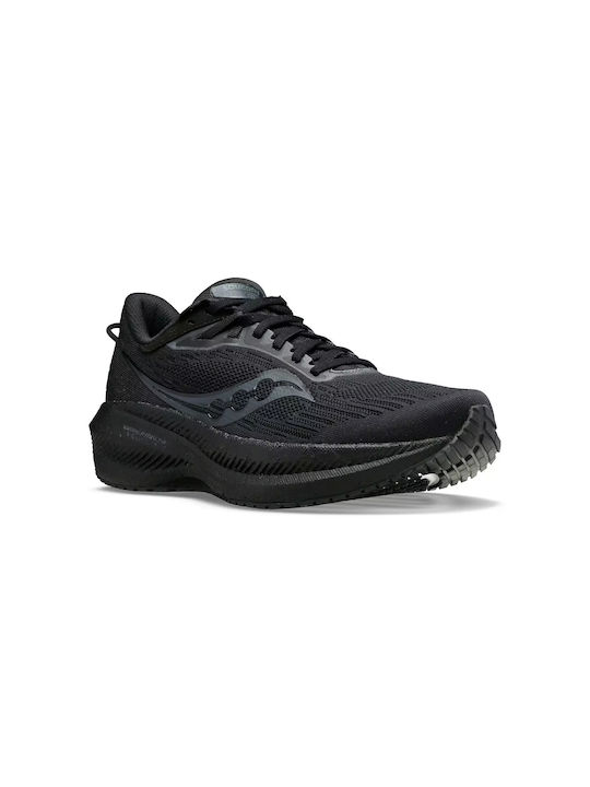 Saucony Triumph 21 Ανδρικά Running Μαύρα