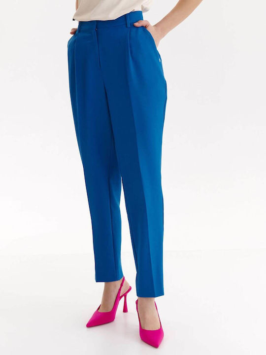 Make your image Damen Stoff Hose Blau