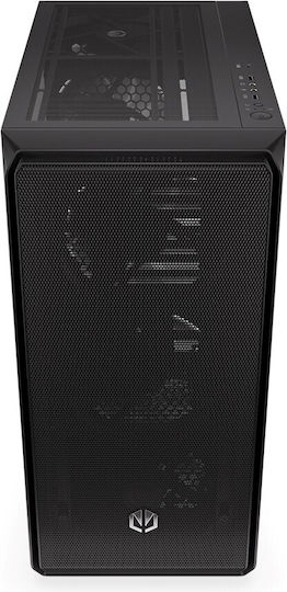 Endorfy Arx 500 Air Gaming Midi Tower Computer Case with Side Window Black