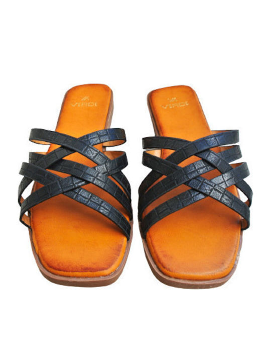 Women's Flat Sandals Anatomic in Green Color