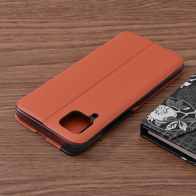 Techsuit eFold Series Book Plastic / Leather Magnetic Orange (Huawei P40 Lite)