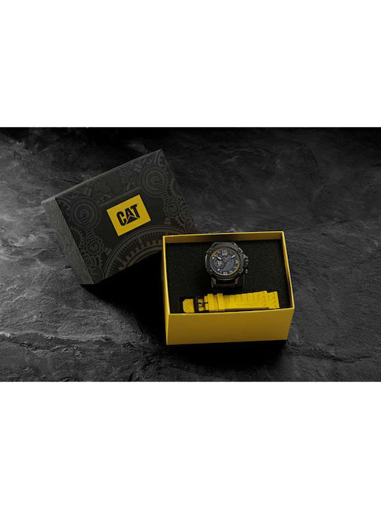 CAT Black Strap Limited Edition Men's Watch Automatic with Black Rubber Strap