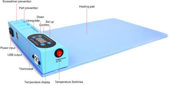 Sunshine SS-918E Repairing Pad for Mobile Phone Service