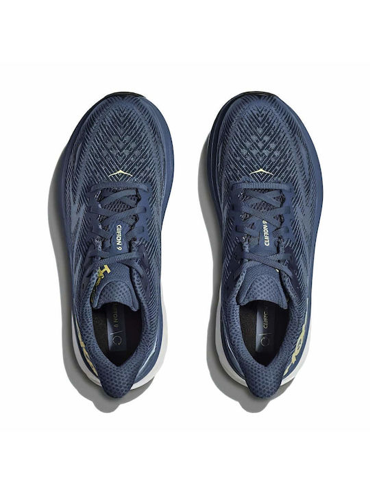 Hoka Clifton 9 Men's Running Sport Shoes Blue