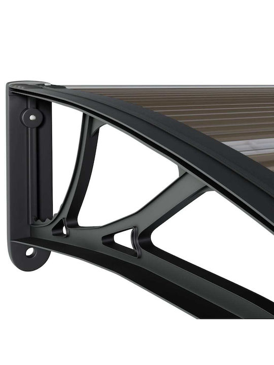 vidaXL Πολυκαρβονικό Στέγαστρο Π80xΒ80cm