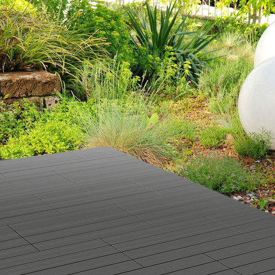 ECD Germany WPC Garden Decking Board 60x30cm