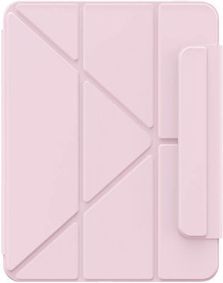 Baseus Minimalist Flip Cover Piele artificială Roz (iPad 2022 10.9'' - iPad 2022 10,9") P40112500411-02