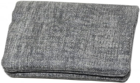 Monte Tobacco Pouch With Snap Closure 12x9cm Gray